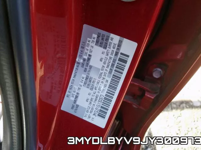 3MYDLBYV9JY300973