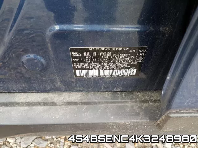 4S4BSENC4K3248980