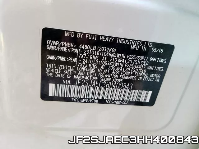 JF2SJAEC3HH400843