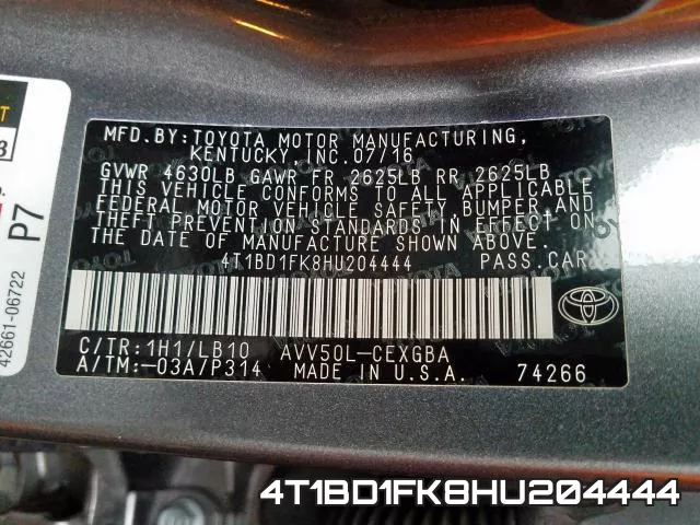 4T1BD1FK8HU204444