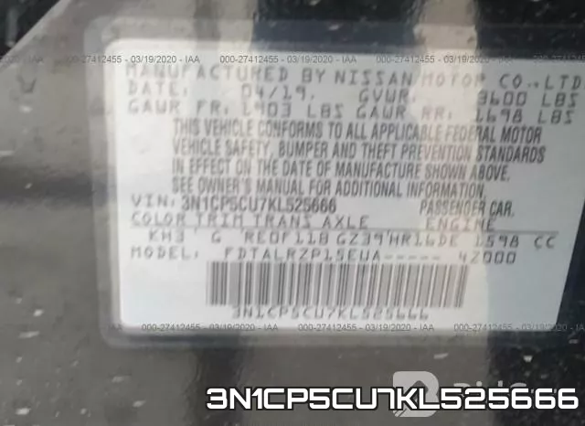 3N1CP5CU7KL525666
