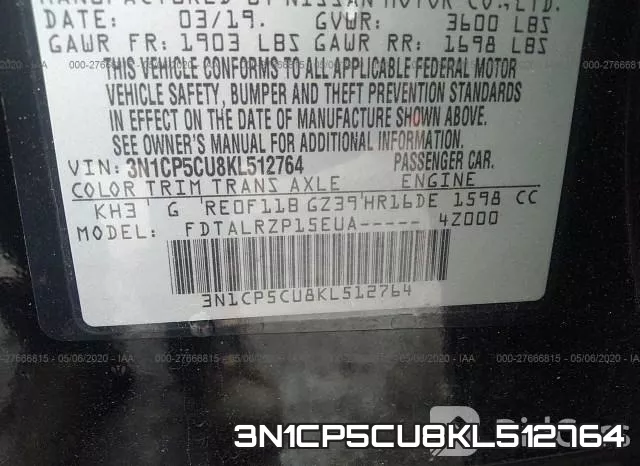 3N1CP5CU8KL512764