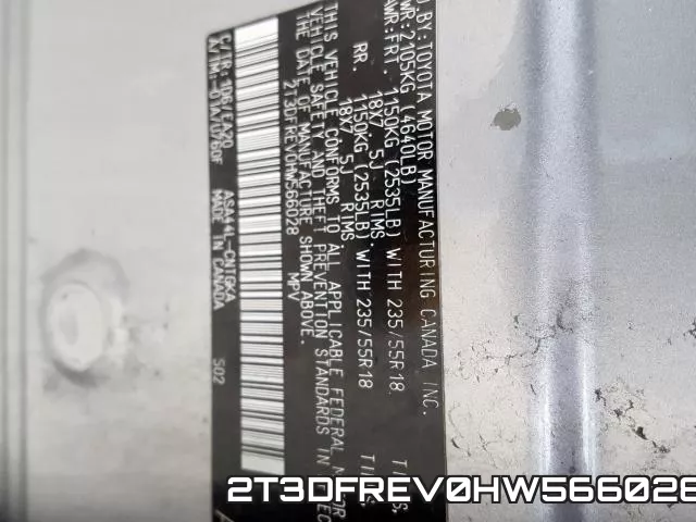 2T3DFREV0HW566028