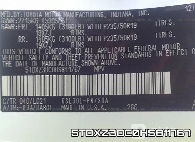 5TDXZ3DC0HS811767