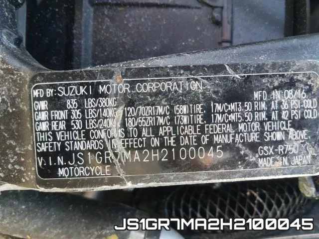 JS1GR7MA2H2100045