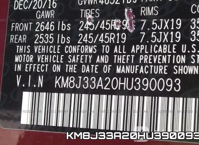 KM8J33A20HU390093