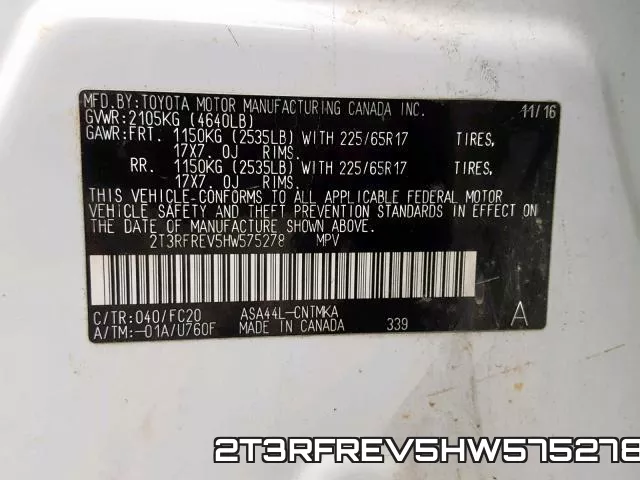2T3RFREV5HW575278