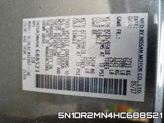5N1DR2MN4HC688521