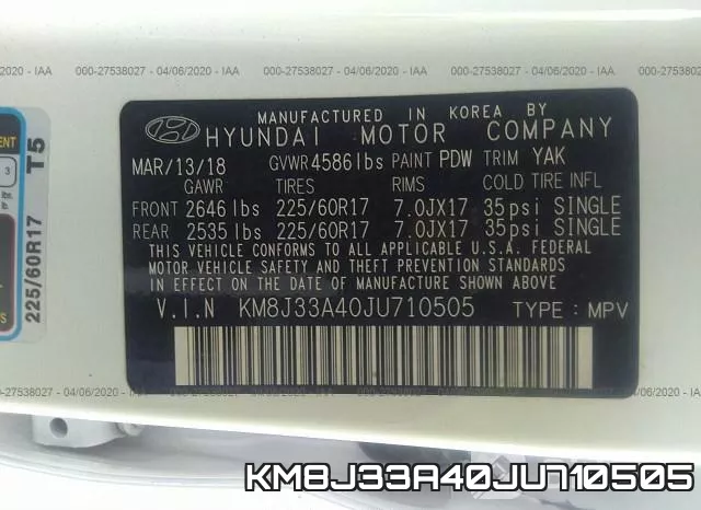 KM8J33A40JU710505