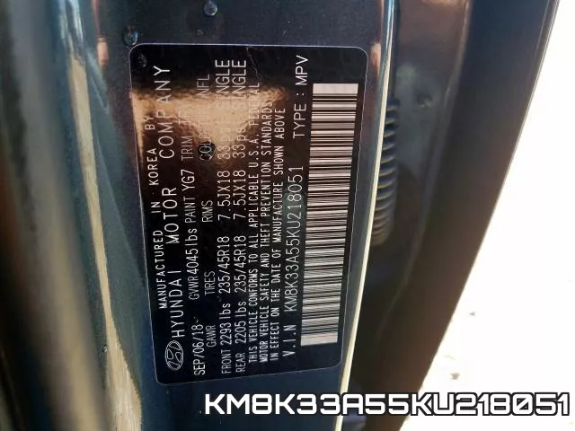 KM8K33A55KU218051