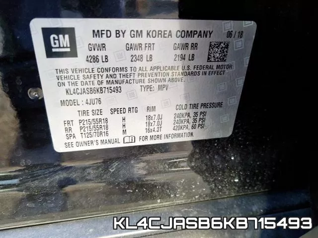 KL4CJASB6KB715493