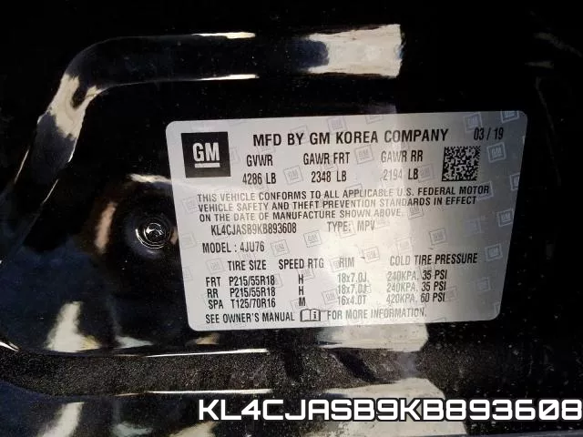 KL4CJASB9KB893608