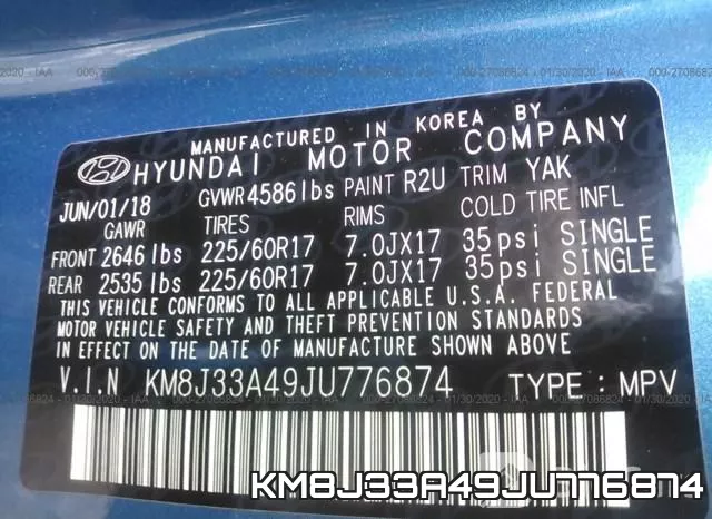 KM8J33A49JU776874