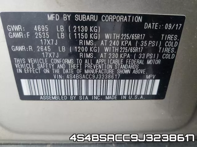 4S4BSACC9J3238617