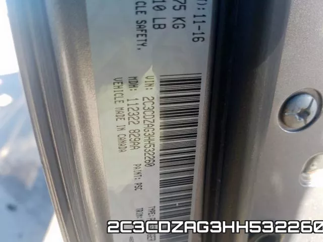 2C3CDZAG3HH532260