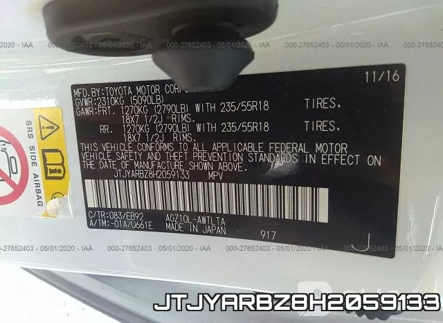 JTJYARBZ8H2059133