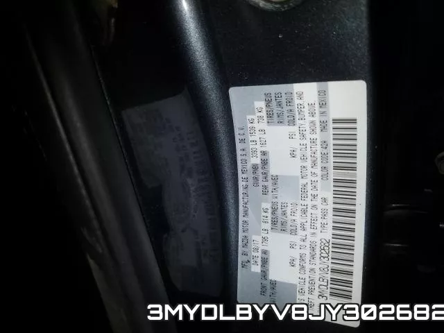 3MYDLBYV8JY302682