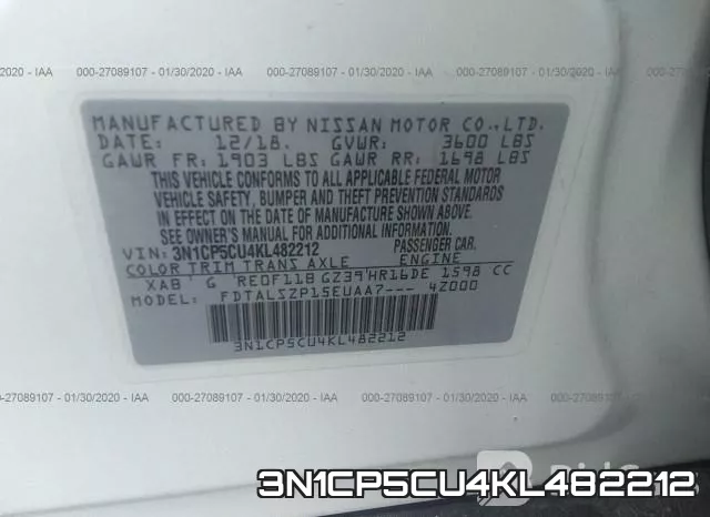 3N1CP5CU4KL482212