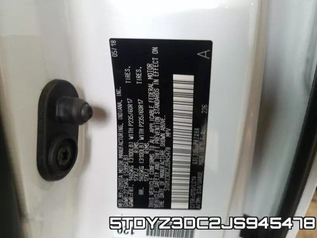 5TDYZ3DC2JS945478