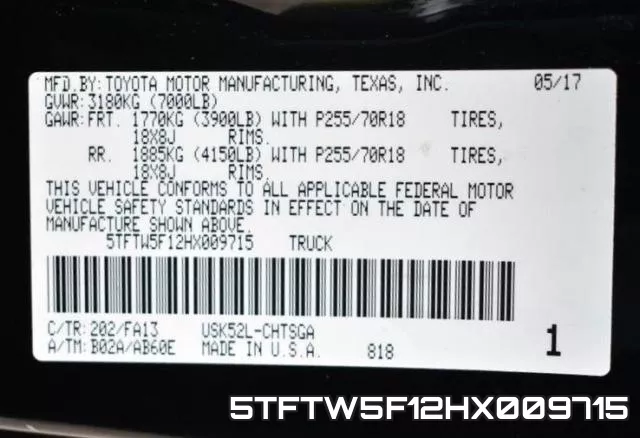5TFTW5F12HX009715