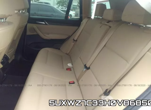 5UXWZ7C33H0V86850
