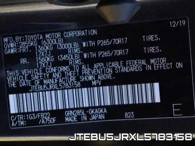 JTEBU5JRXL5783158