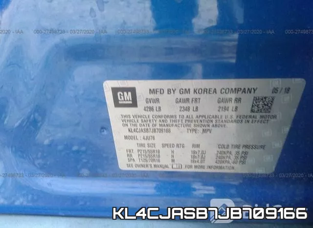 KL4CJASB7JB709166