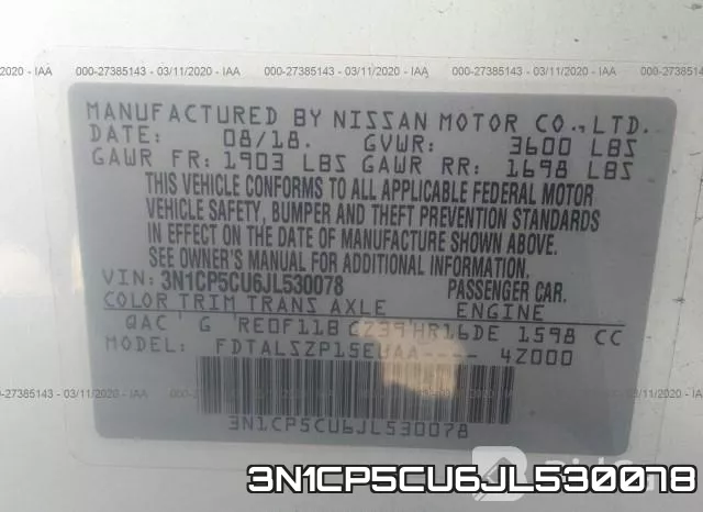 3N1CP5CU6JL530078