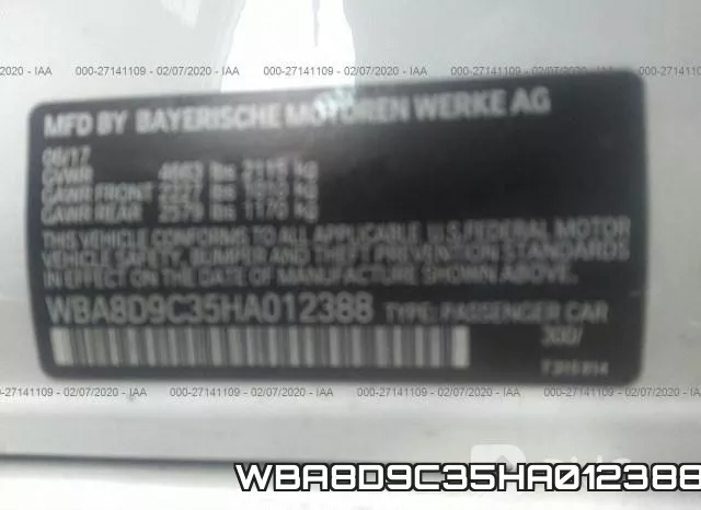 WBA8D9C35HA012388