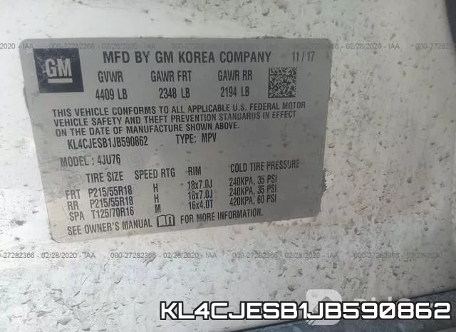 KL4CJESB1JB590862