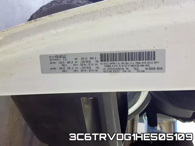 3C6TRVDG1HE505109