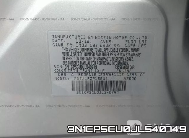 3N1CP5CU0JL540749