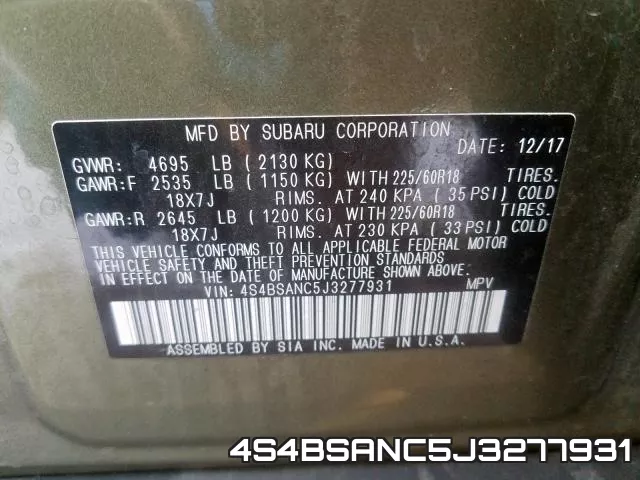 4S4BSANC5J3277931