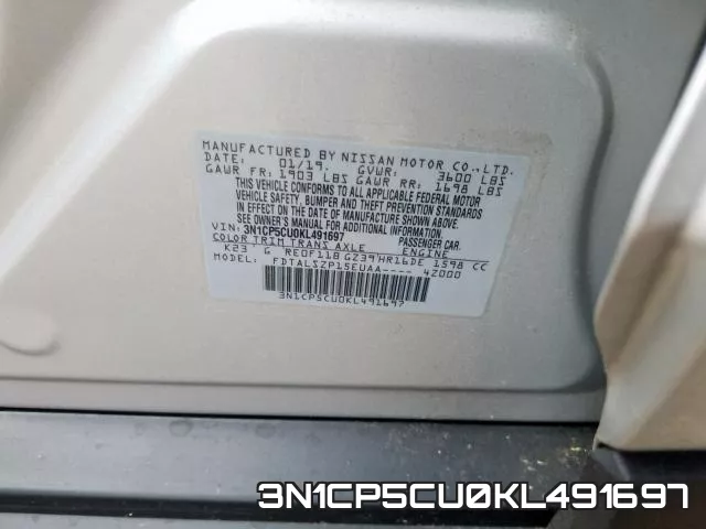 3N1CP5CU0KL491697
