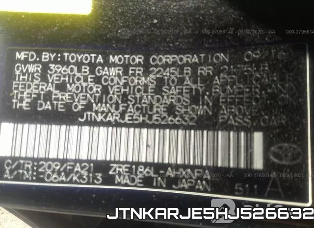 JTNKARJE5HJ526632