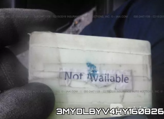 3MYDLBYV4HY160826