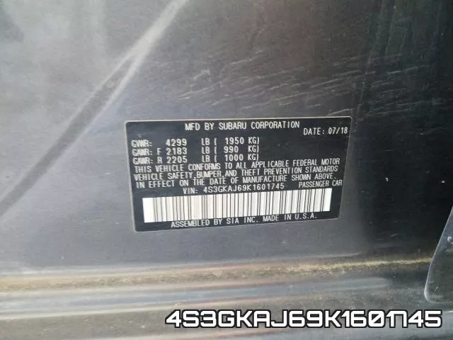 4S3GKAJ69K1601745