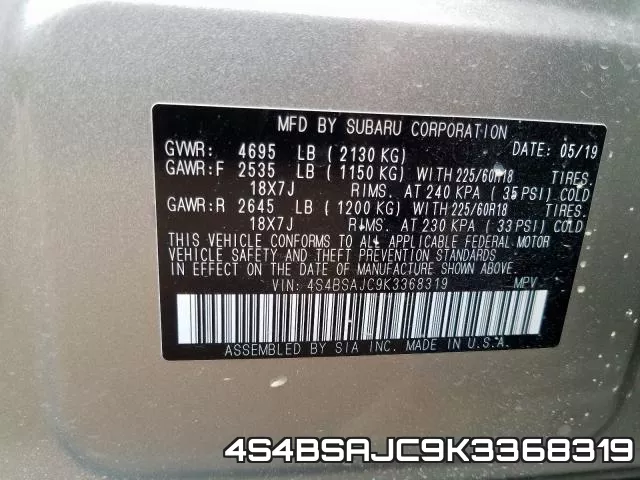 4S4BSAJC9K3368319