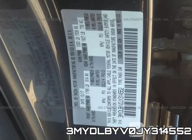 3MYDLBYV0JY314552