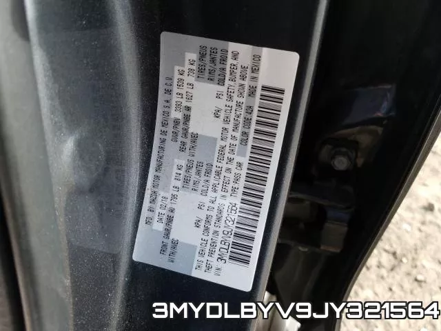 3MYDLBYV9JY321564