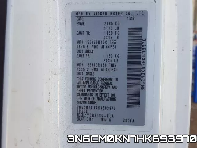 3N6CM0KN7HK693970
