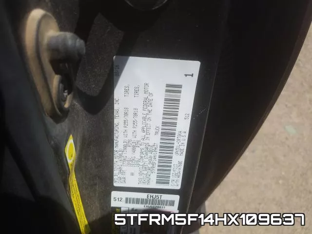 5TFRM5F14HX109637