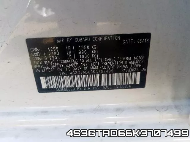 4S3GTAD66K3707499