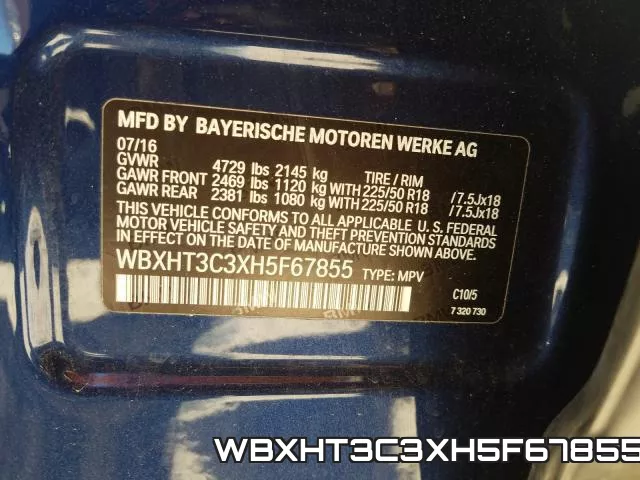 WBXHT3C3XH5F67855