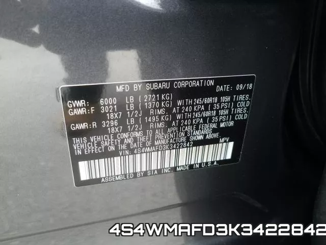 4S4WMAFD3K3422842