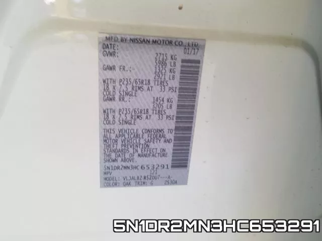 5N1DR2MN3HC653291