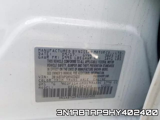 3N1AB7AP9HY402400