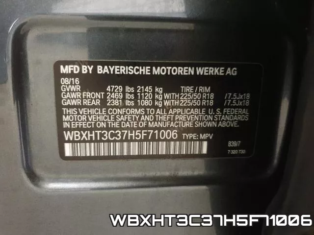 WBXHT3C37H5F71006