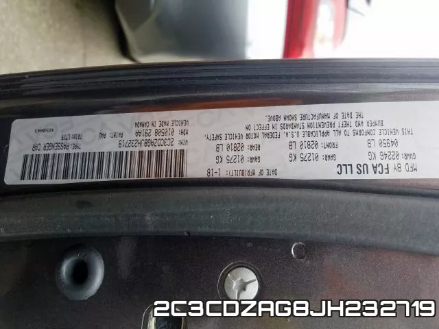 2C3CDZAG8JH232719