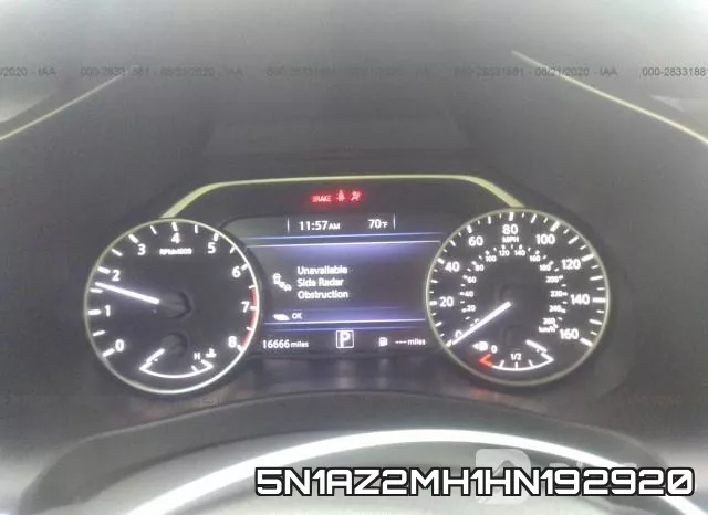 5N1AZ2MH1HN192920